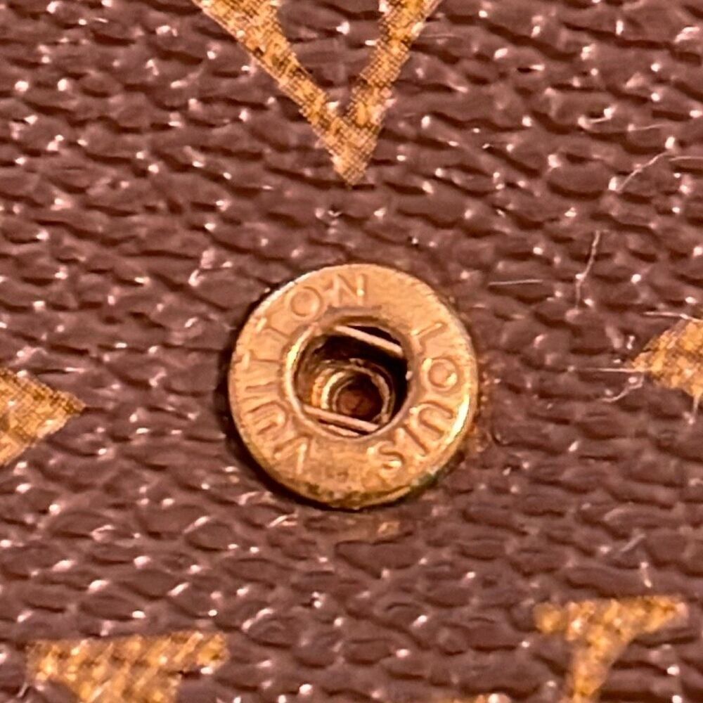 Louis Vuitton Brown Monogram Porte-Amon air Tresor Wallet - Picture 9 of 15